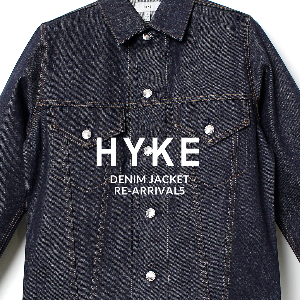 HYKE デニムジャケット再入荷しました | st company online store 入荷
